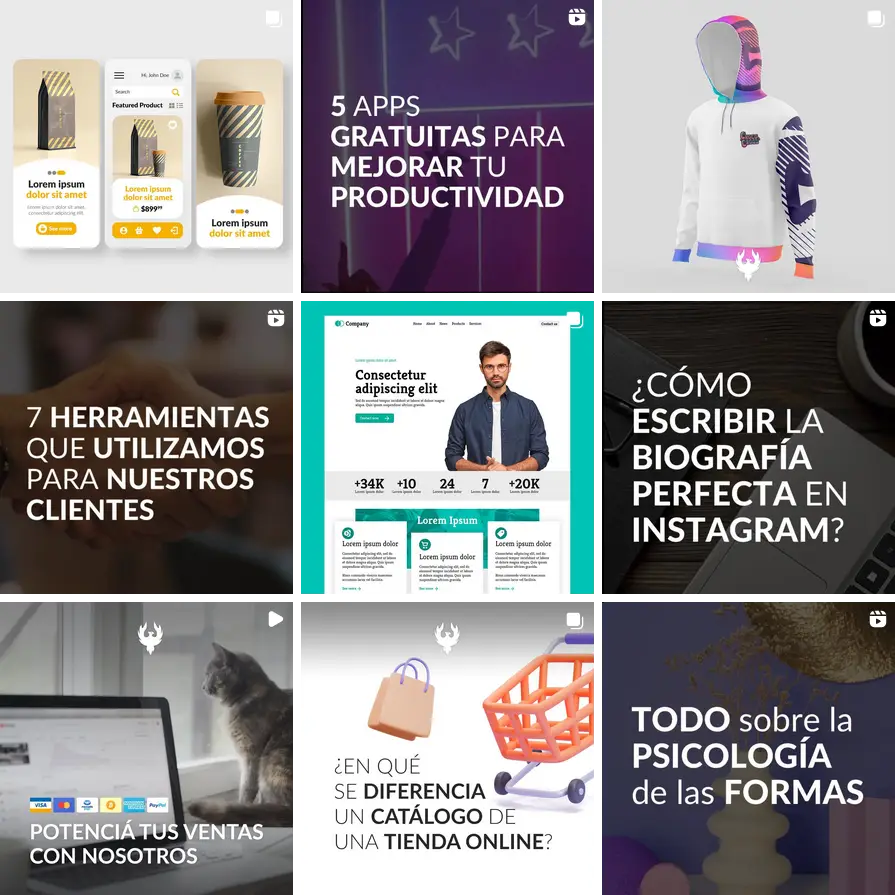 Marketing Digital perfil Instagram